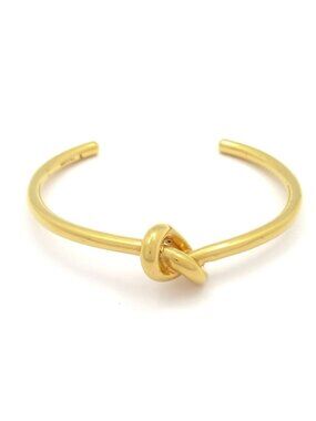 Celine Bangle Knot Extra Thin Bracelet Gold